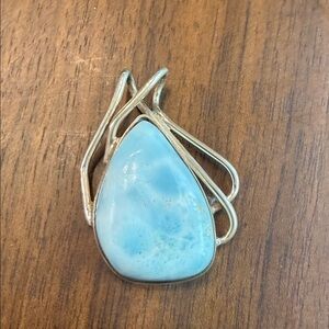Silver and Blue Pendant
